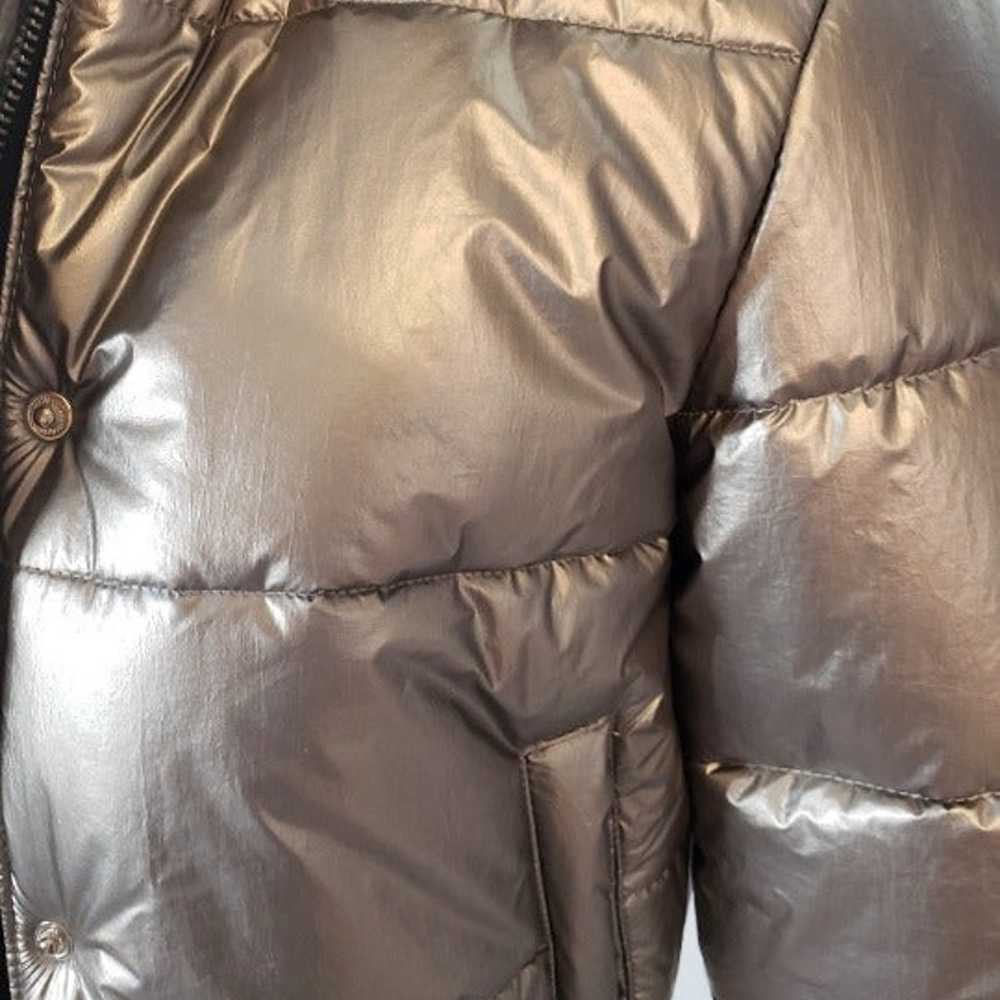 Silver Crop Puffer Jacket - image 2