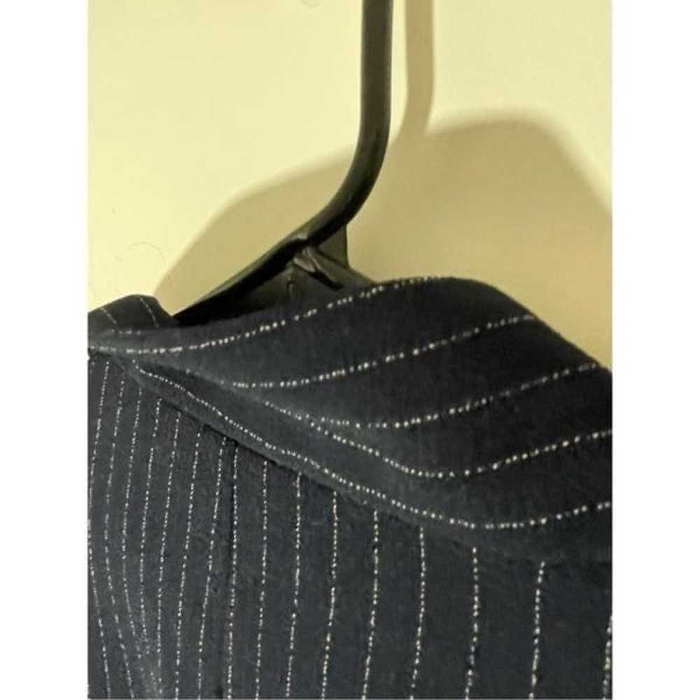Tommy Hilfiger Women's Pinstriped Navy Open-Front… - image 10