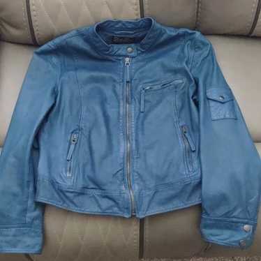 Lucky Brand Live In Love Lamb Leather Jacket