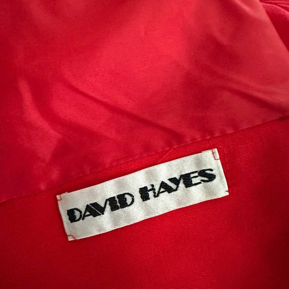 Vintage David Hayes Saks Fifth Avenue Red Blazer - image 4