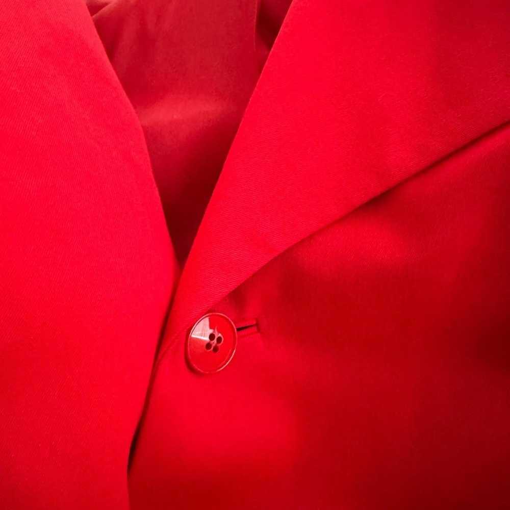 Vintage David Hayes Saks Fifth Avenue Red Blazer - image 5