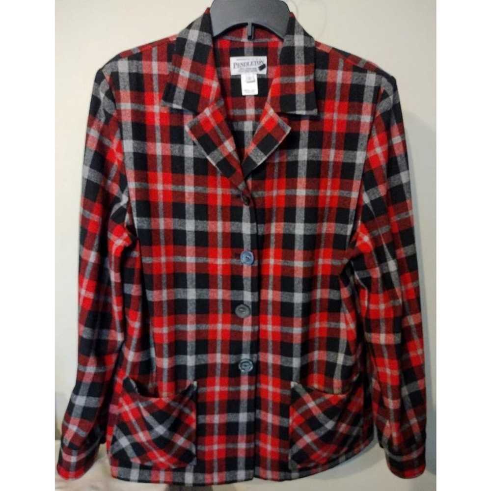 Pendleton 49er 100% Wool Shirt Jacket Plaid Limit… - image 1
