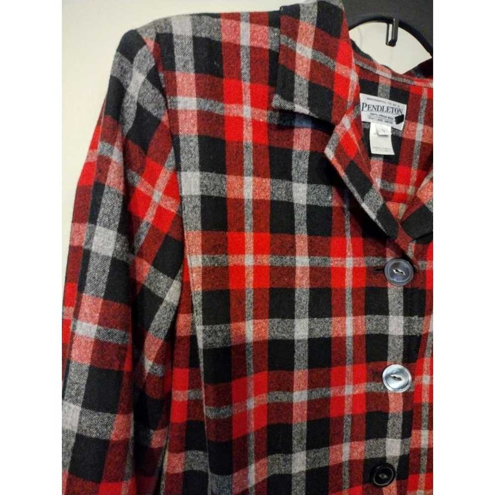 Pendleton 49er 100% Wool Shirt Jacket Plaid Limit… - image 7