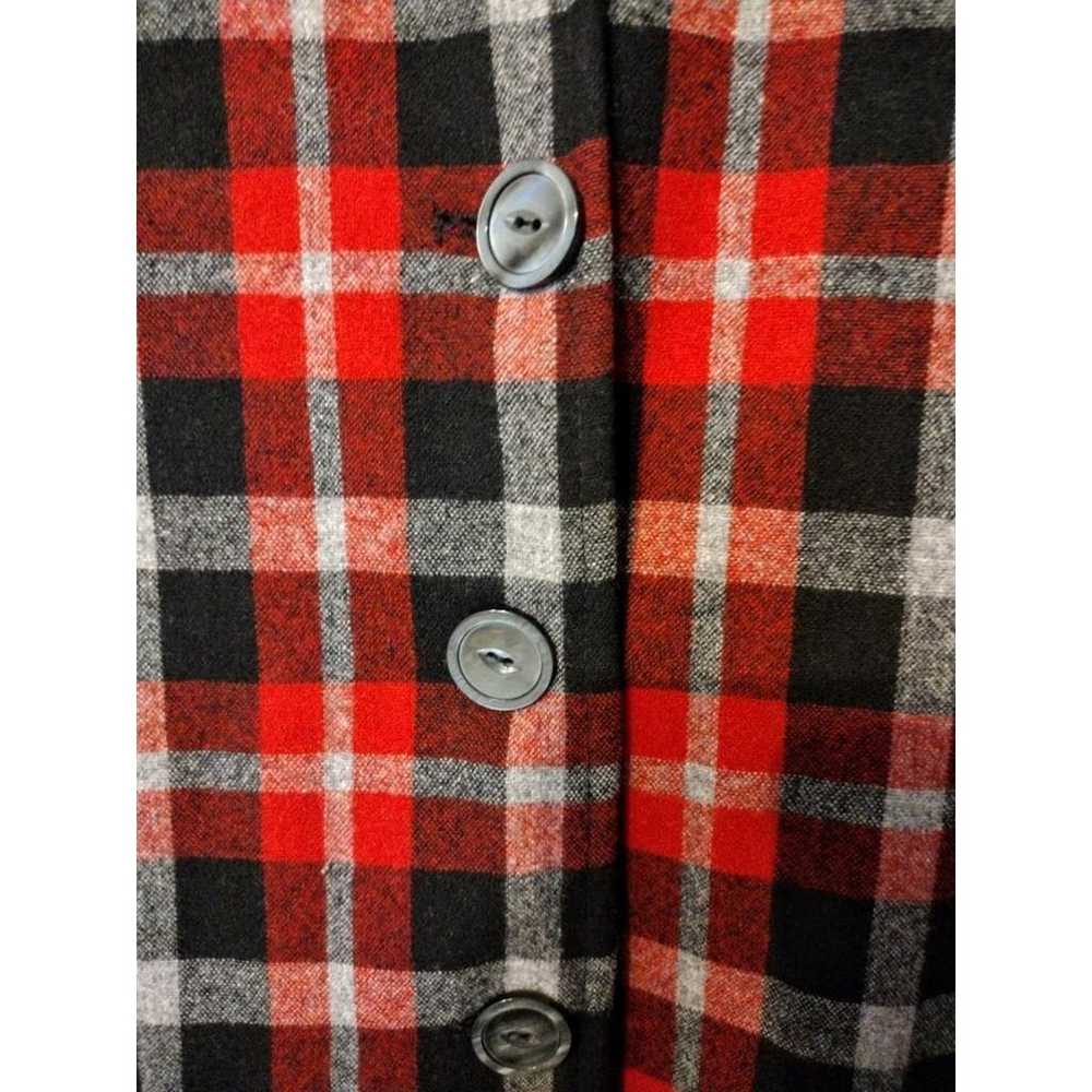 Pendleton 49er 100% Wool Shirt Jacket Plaid Limit… - image 8