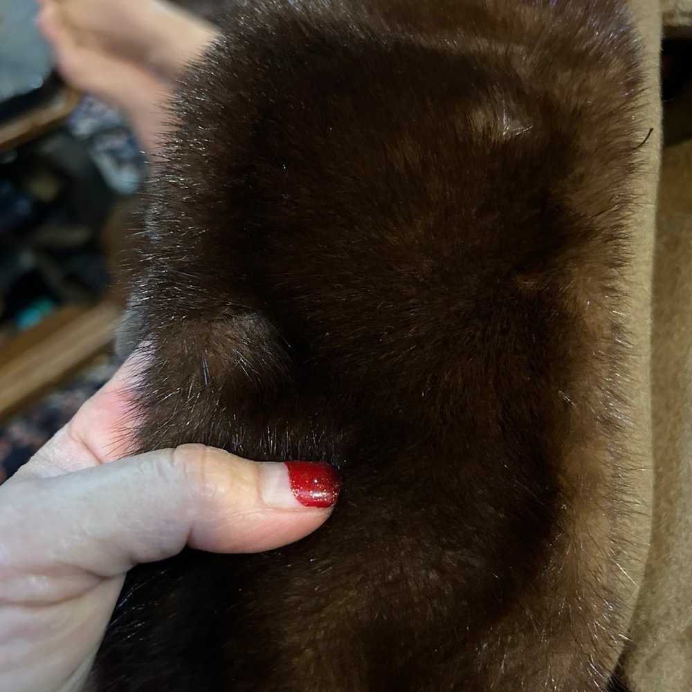 Vintage ILGW fur wool coat - image 11