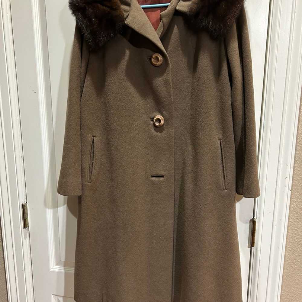 Vintage ILGW fur wool coat - image 1