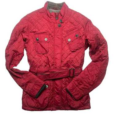 Superdry Motorbike L Women’s 90’s Quilted Belted … - image 1