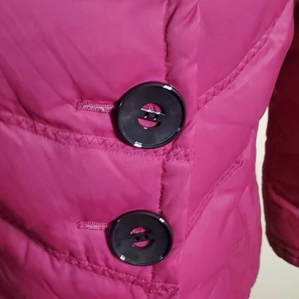 Soia & Kyo Down Puffer Jacket Rasberry Size L - image 5
