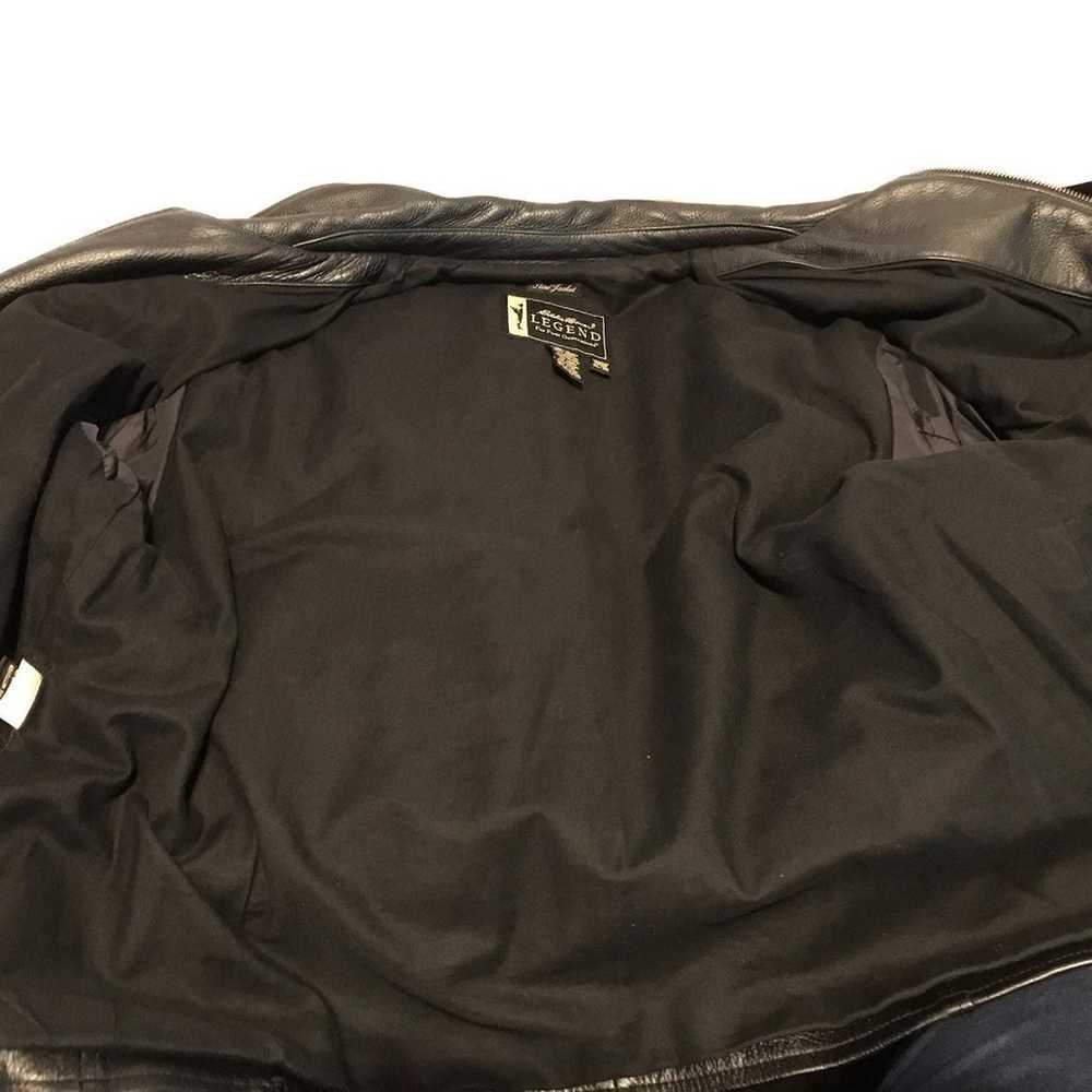 Eddie Bauer Unisex Leather Jacket - image 4