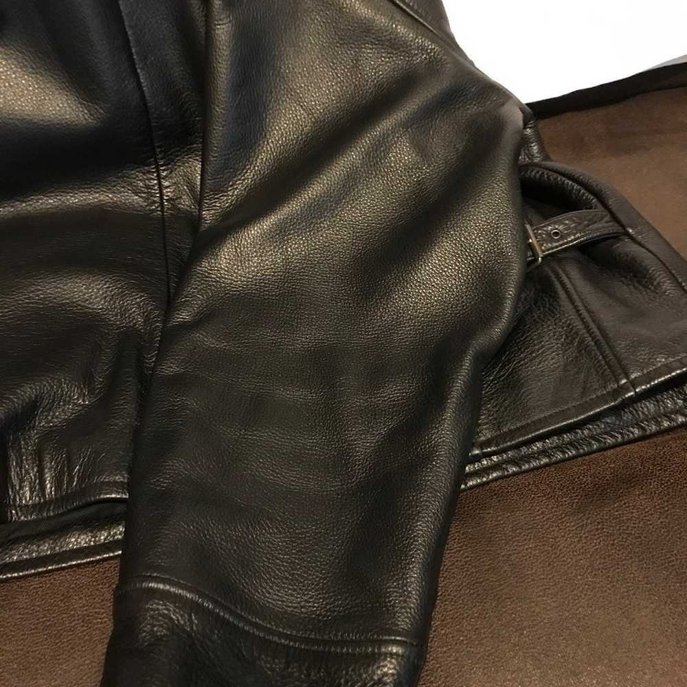 Eddie Bauer Unisex Leather Jacket - image 8