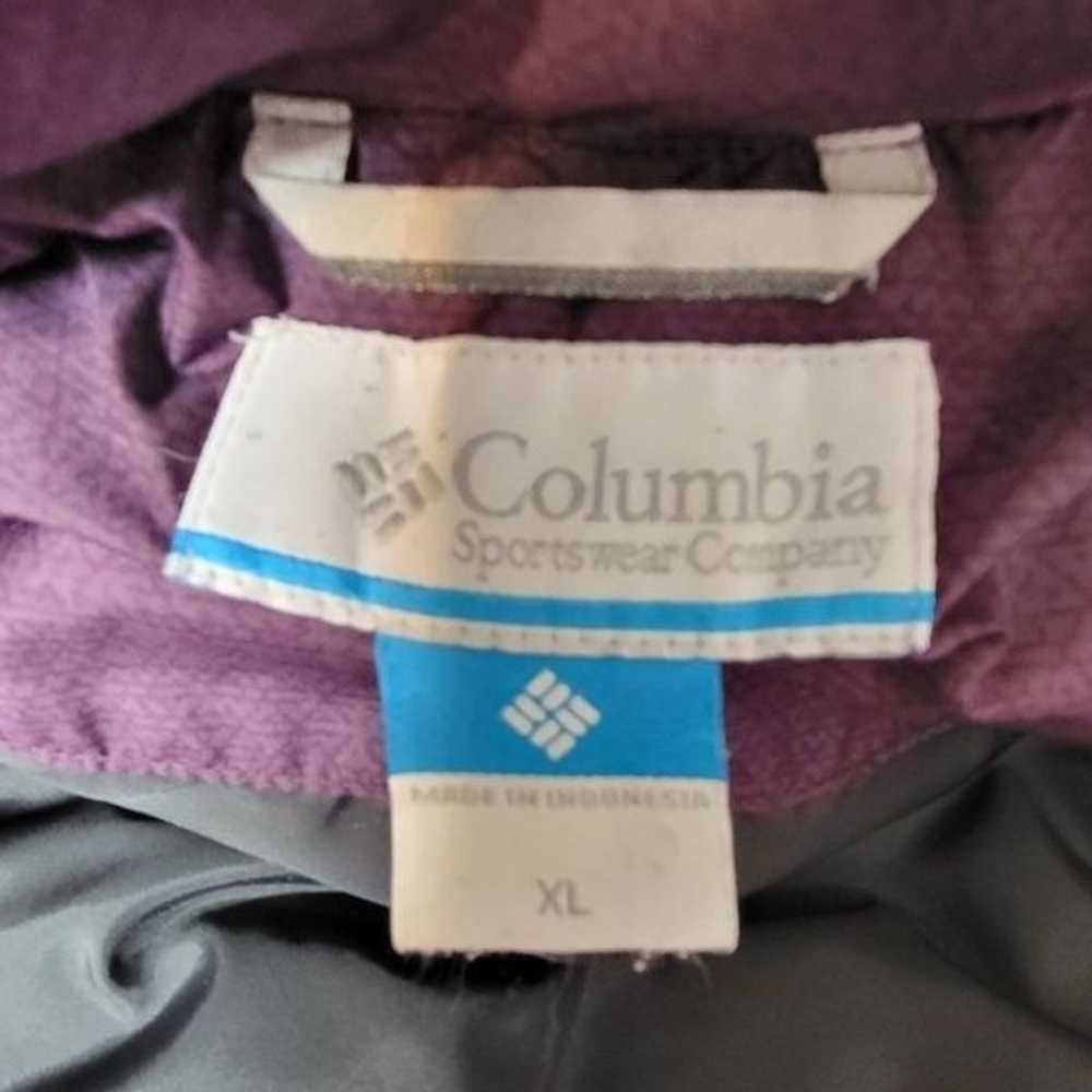 Plus Size Columbia Women's Purple Puffer Jacket /… - image 3