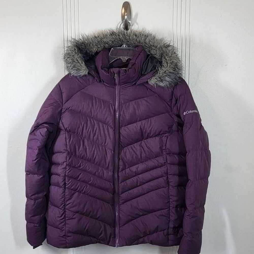 Plus Size Columbia Women's Purple Puffer Jacket /… - image 5