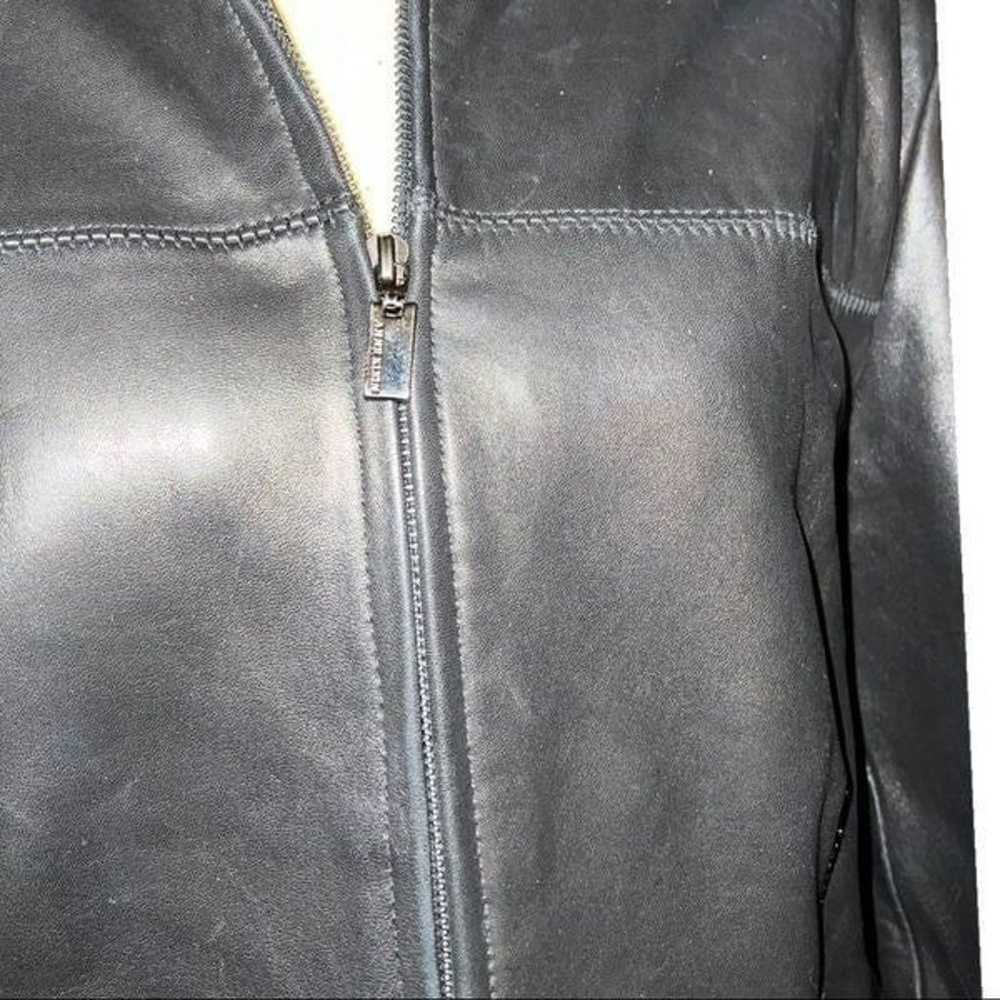 Anne Klein super soft black leather jacket! - image 3