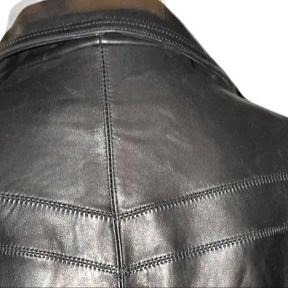 Anne Klein super soft black leather jacket! - image 5
