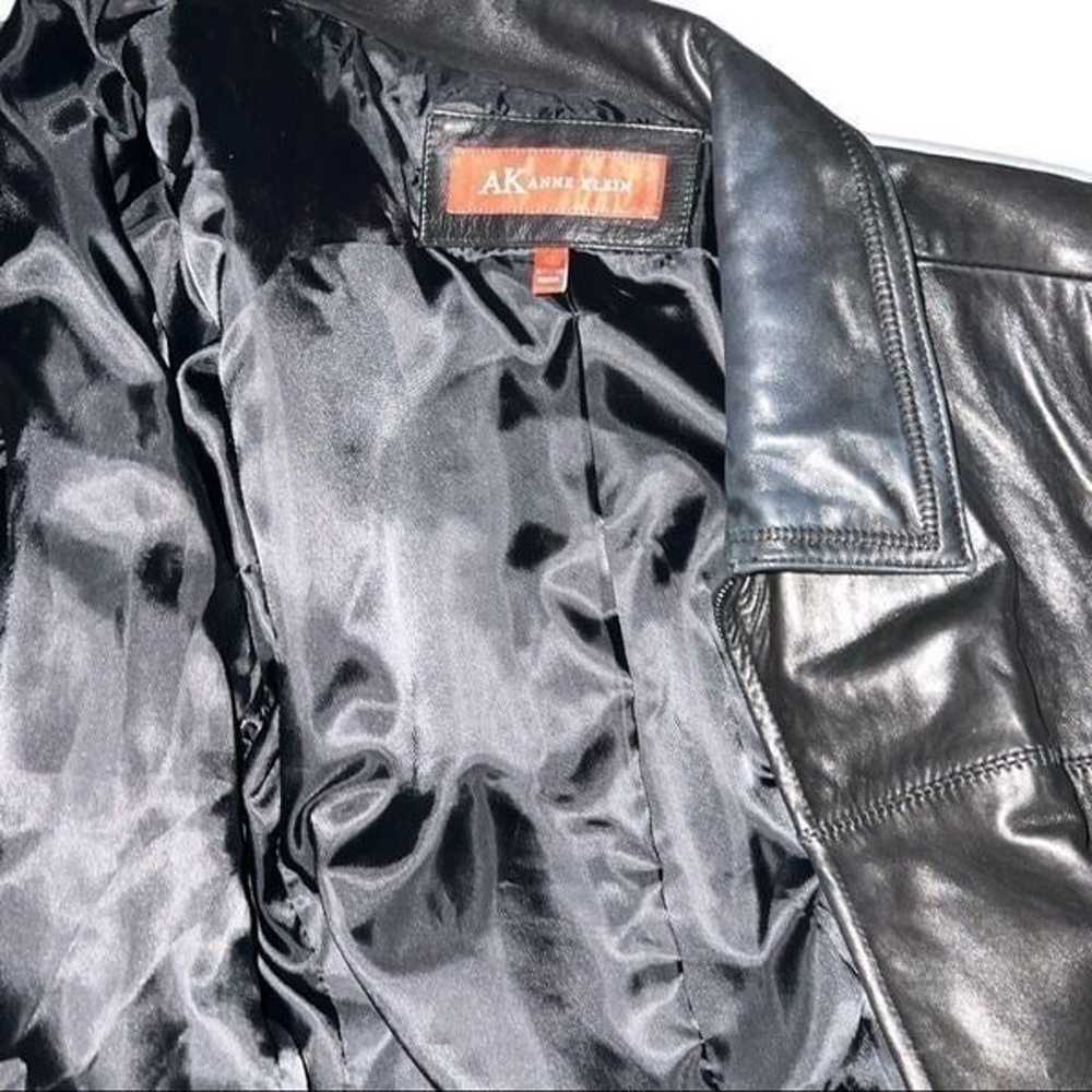 Anne Klein super soft black leather jacket! - image 7