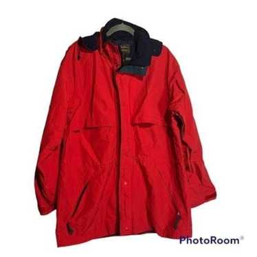 Eddie Bauer GORE-TEX Red Vintage Mens Rain Jacket… - image 1