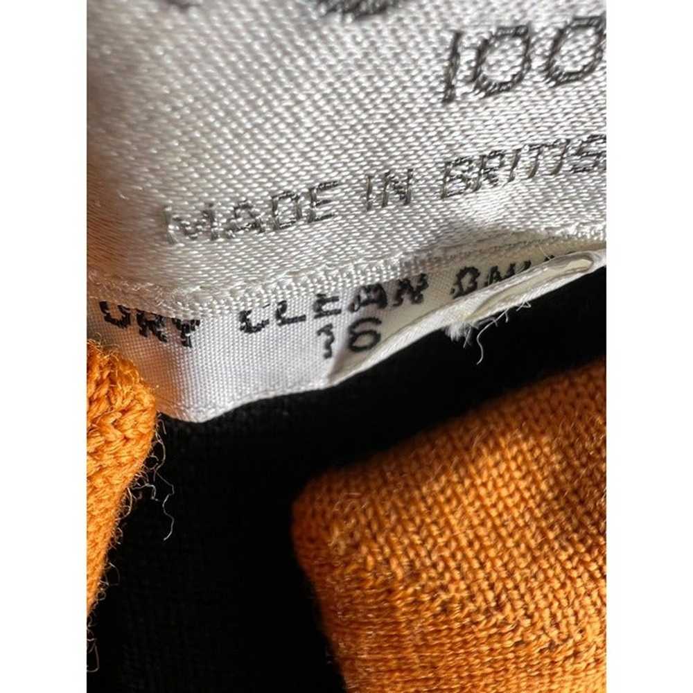 Vintage 100% Wool Vest Embroidered Di Costa Briti… - image 5