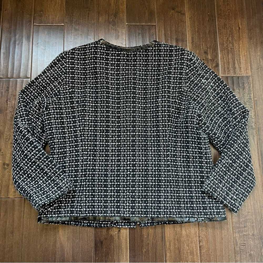 Michael Kors Black Tweed Blazer • size XL - image 2