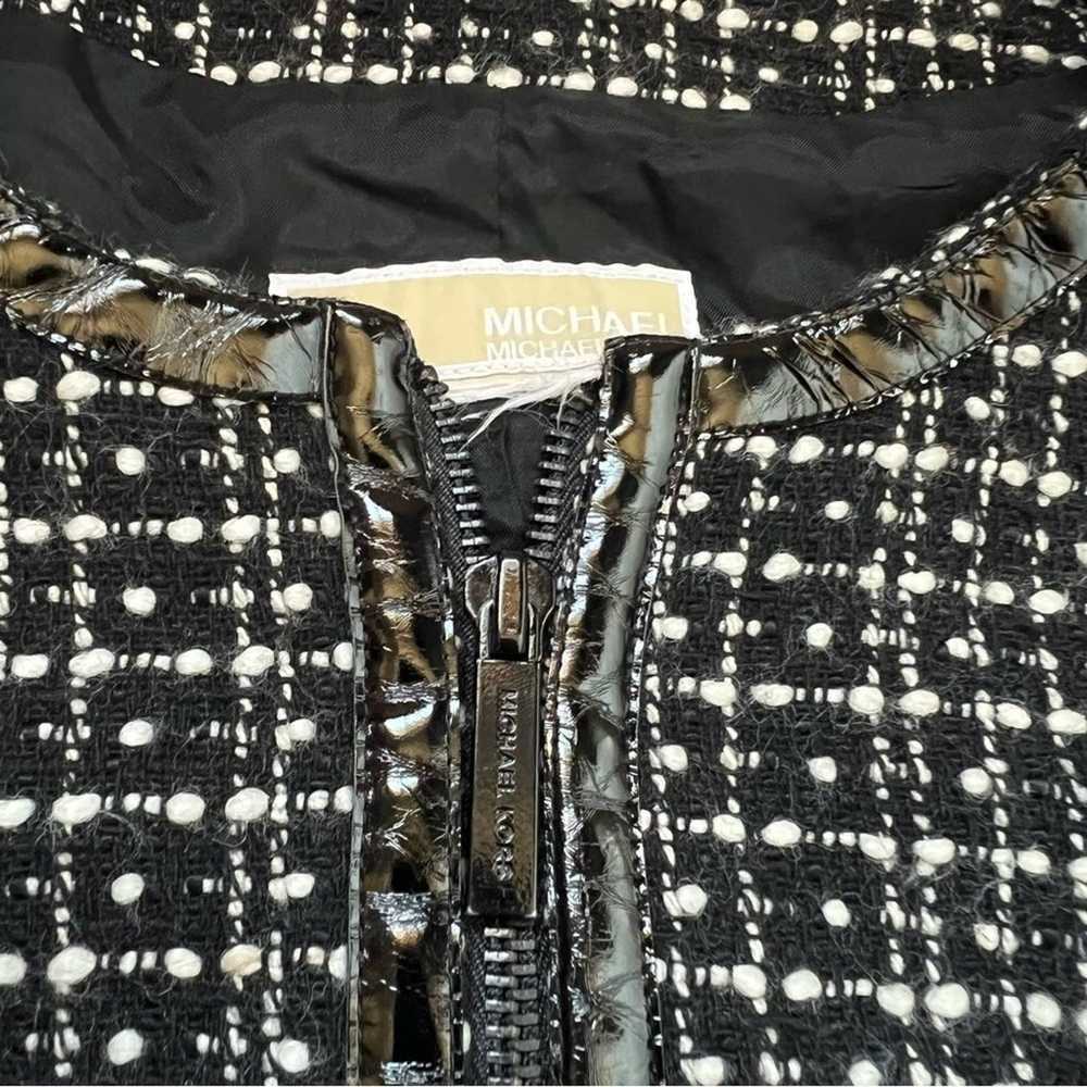 Michael Kors Black Tweed Blazer • size XL - image 5