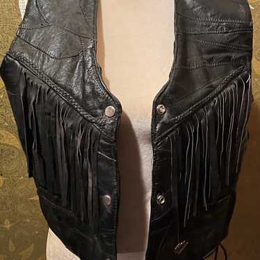 Women’s leather vest - image 1