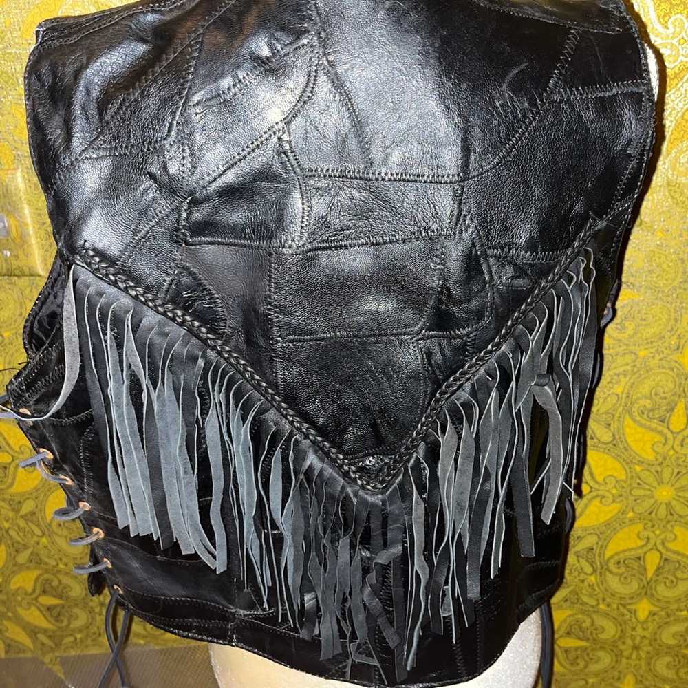 Women’s leather vest - image 7