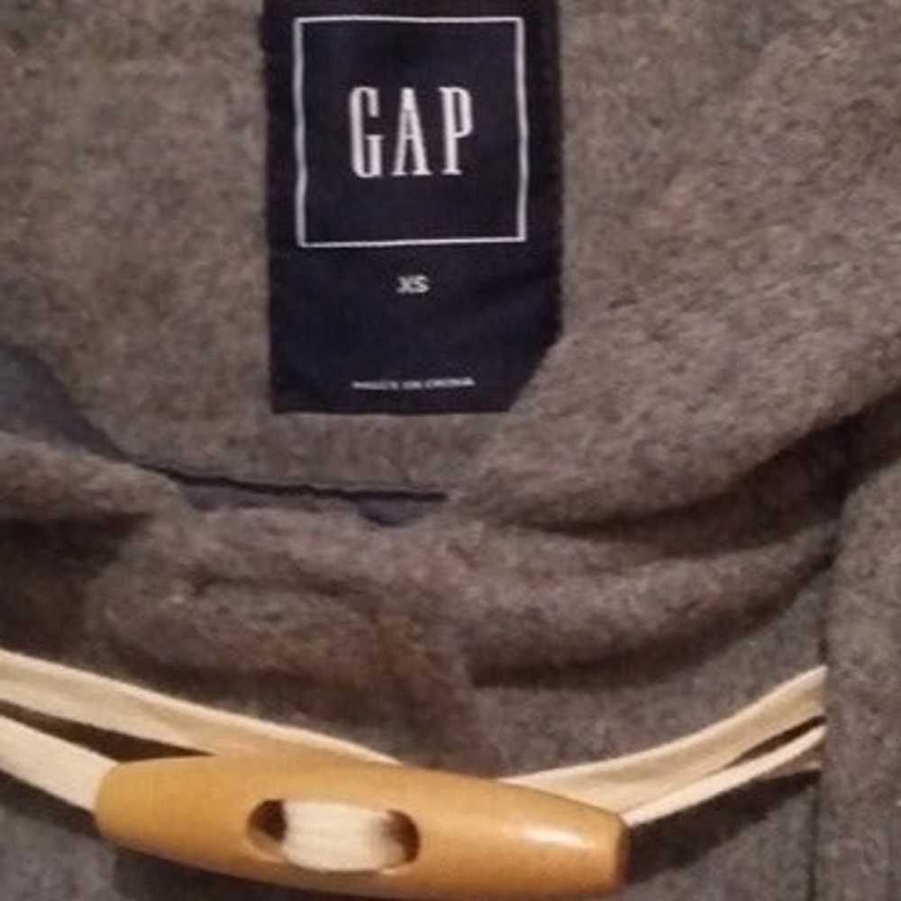 Gap Wool Blend Duffle Coat SZ XS - image 4