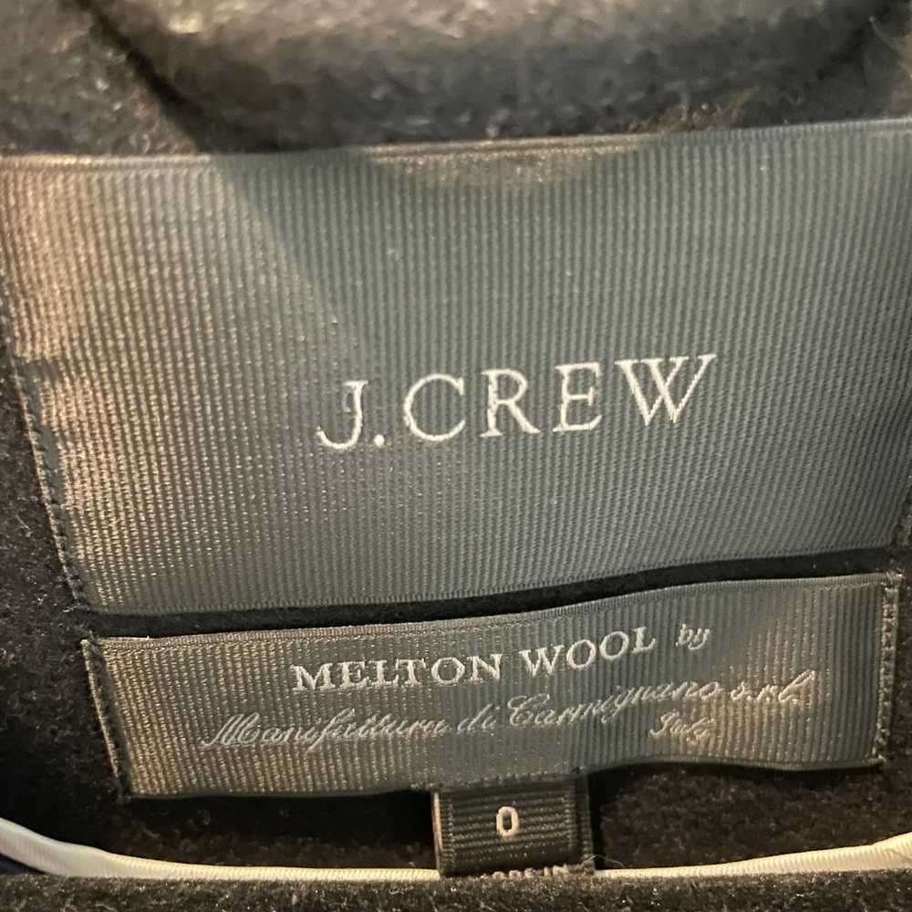 J.Crew Italian Melton Wool Hooded Coat 0 - image 5