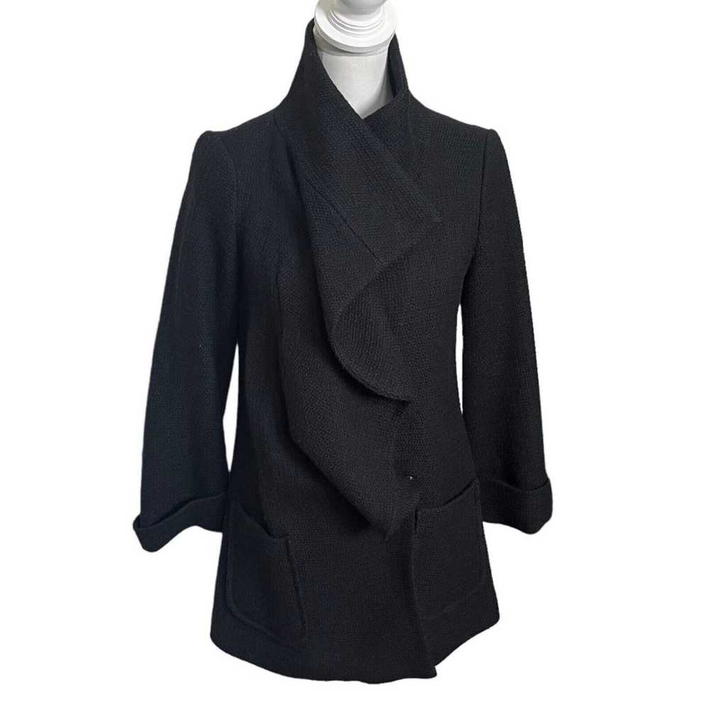 Loeffler Randall Jacket Shawl Collar Long Sleeves… - image 1