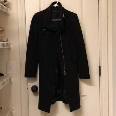 Zara black cocoon winter coat XS - image 1