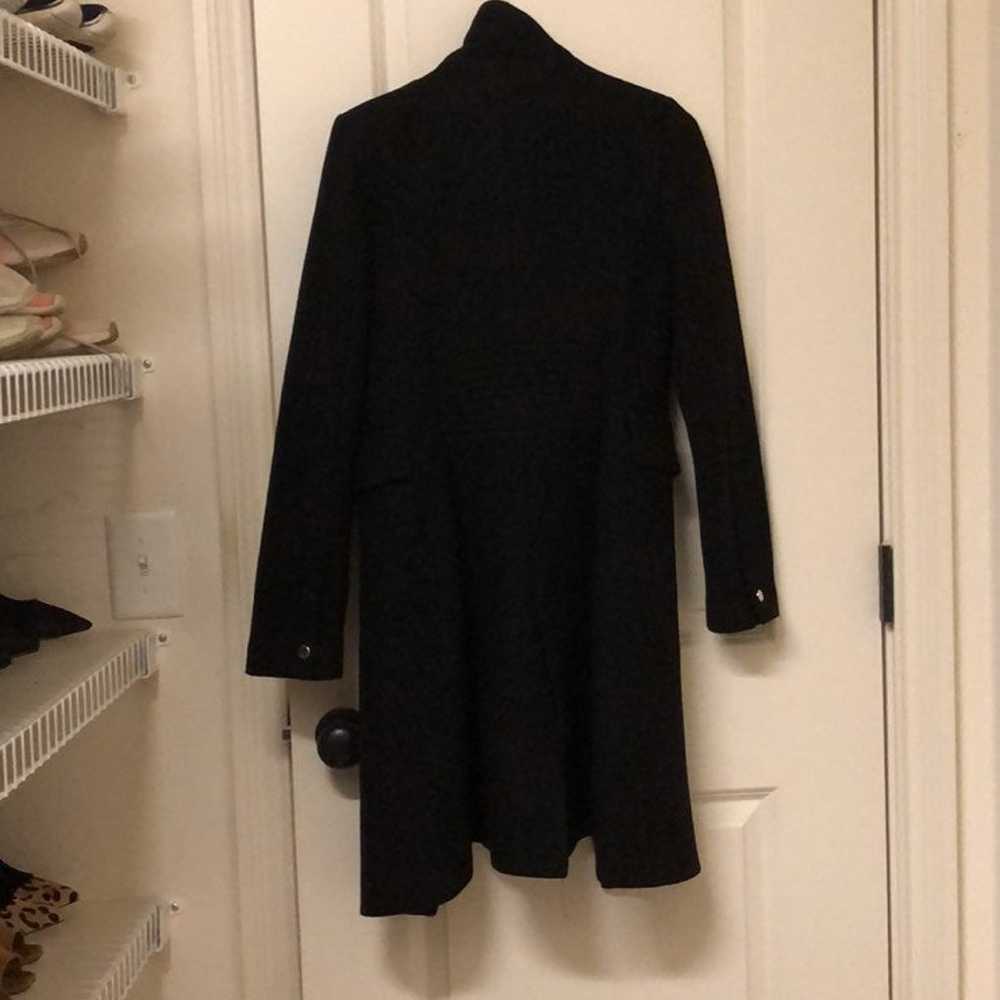 Zara black cocoon winter coat XS - image 5