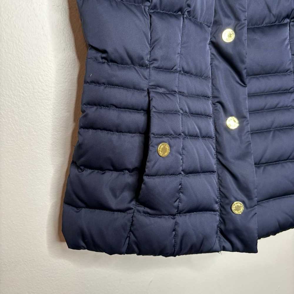 Lilly Pulitzer Isabelle Navy Down Vest XS - image 5