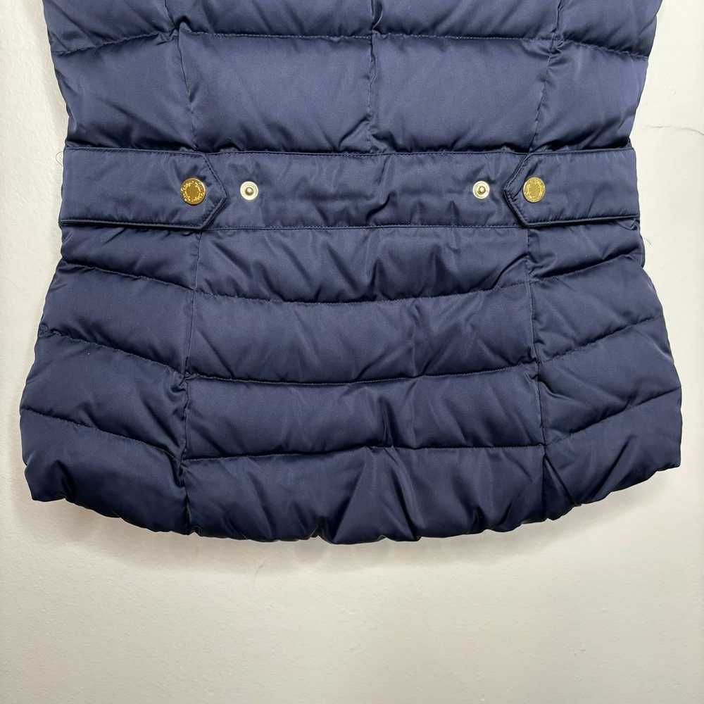 Lilly Pulitzer Isabelle Navy Down Vest XS - image 7