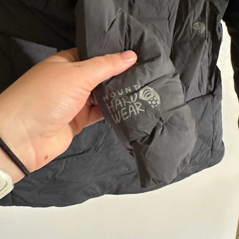 Mountain Hardwear Black/Dark Gray Down Winter Zip… - image 5