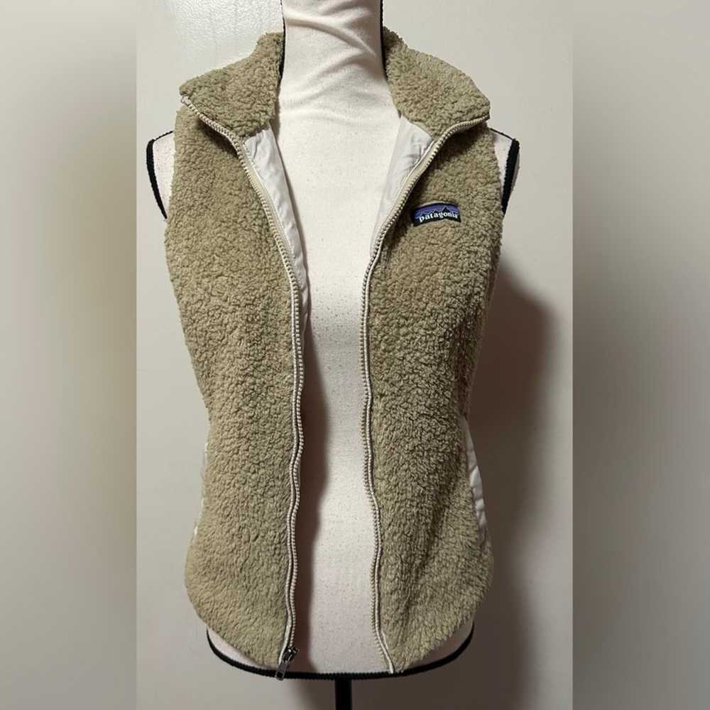 Patagonia Women’s Los Gatos Brown Fleece Vest Sz … - image 2