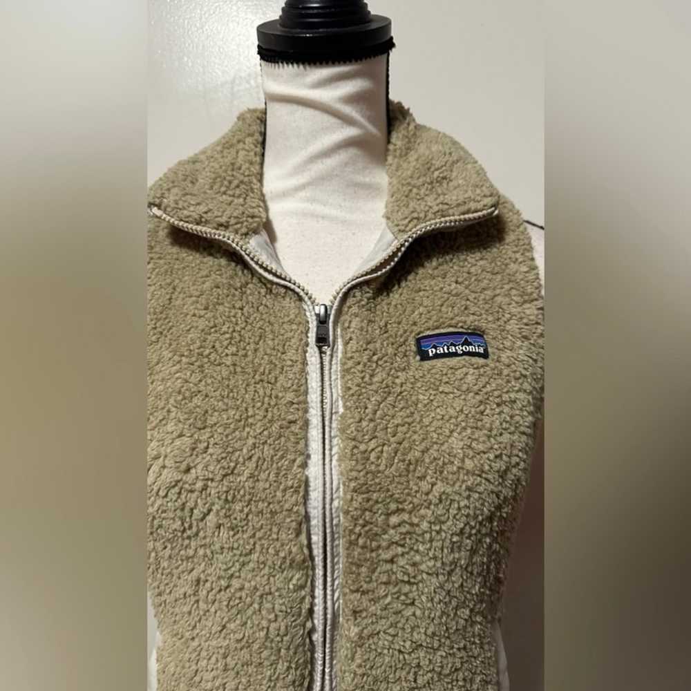 Patagonia Women’s Los Gatos Brown Fleece Vest Sz … - image 3