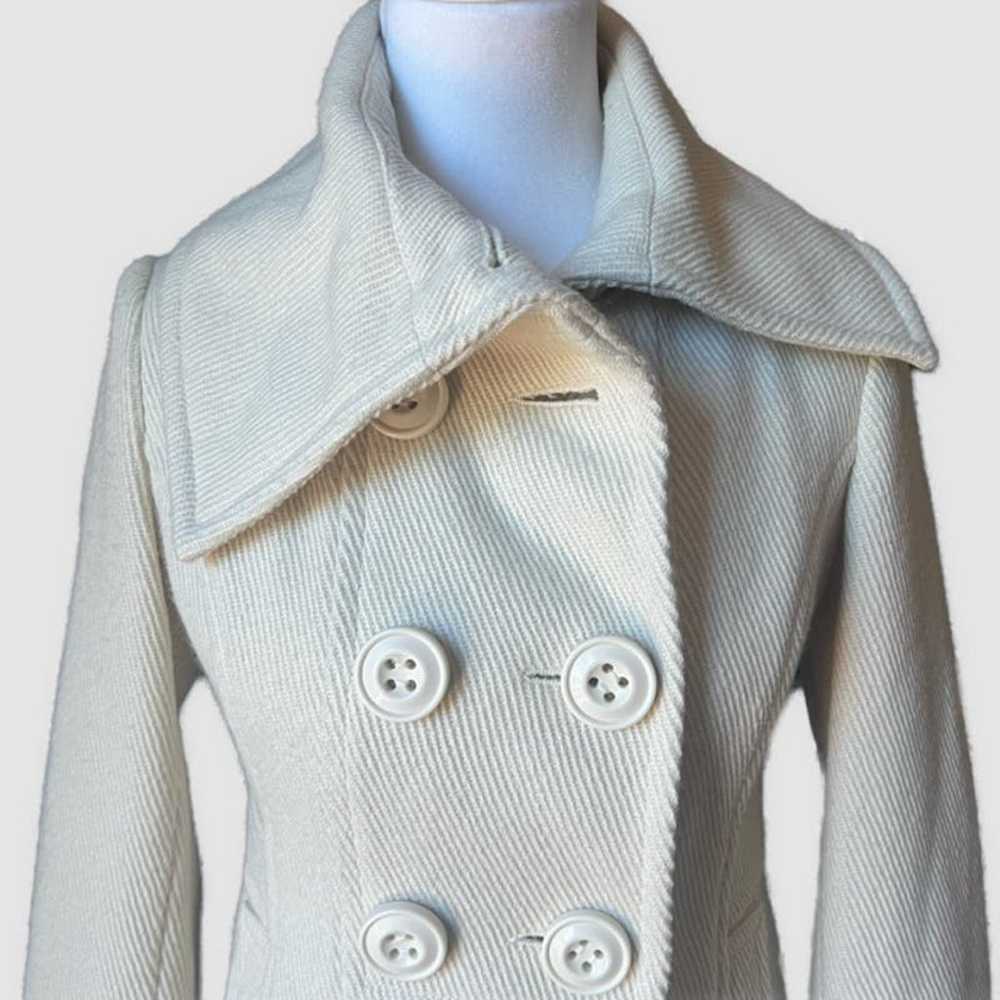 Zara TRF Cream Pea Coat-Style Jacket, NWOT-Size S… - image 2