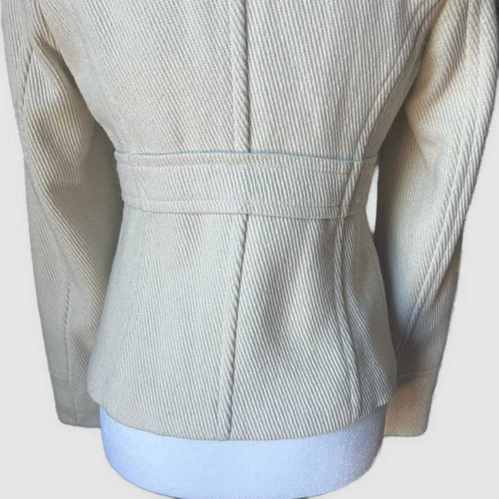 Zara TRF Cream Pea Coat-Style Jacket, NWOT-Size S… - image 7