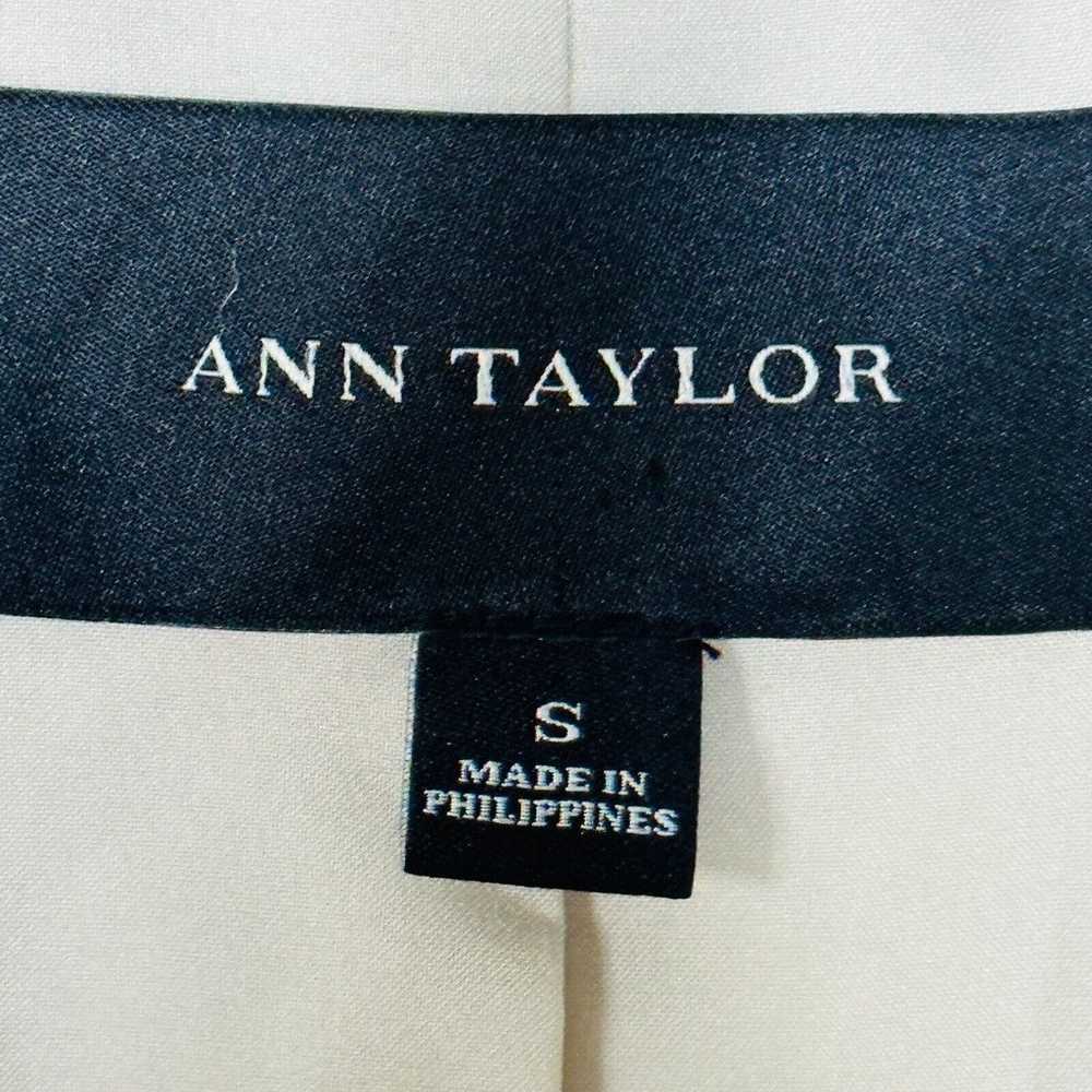 Ann Taylor Longline Virgin Wool Peacoat Oatmeal F… - image 3