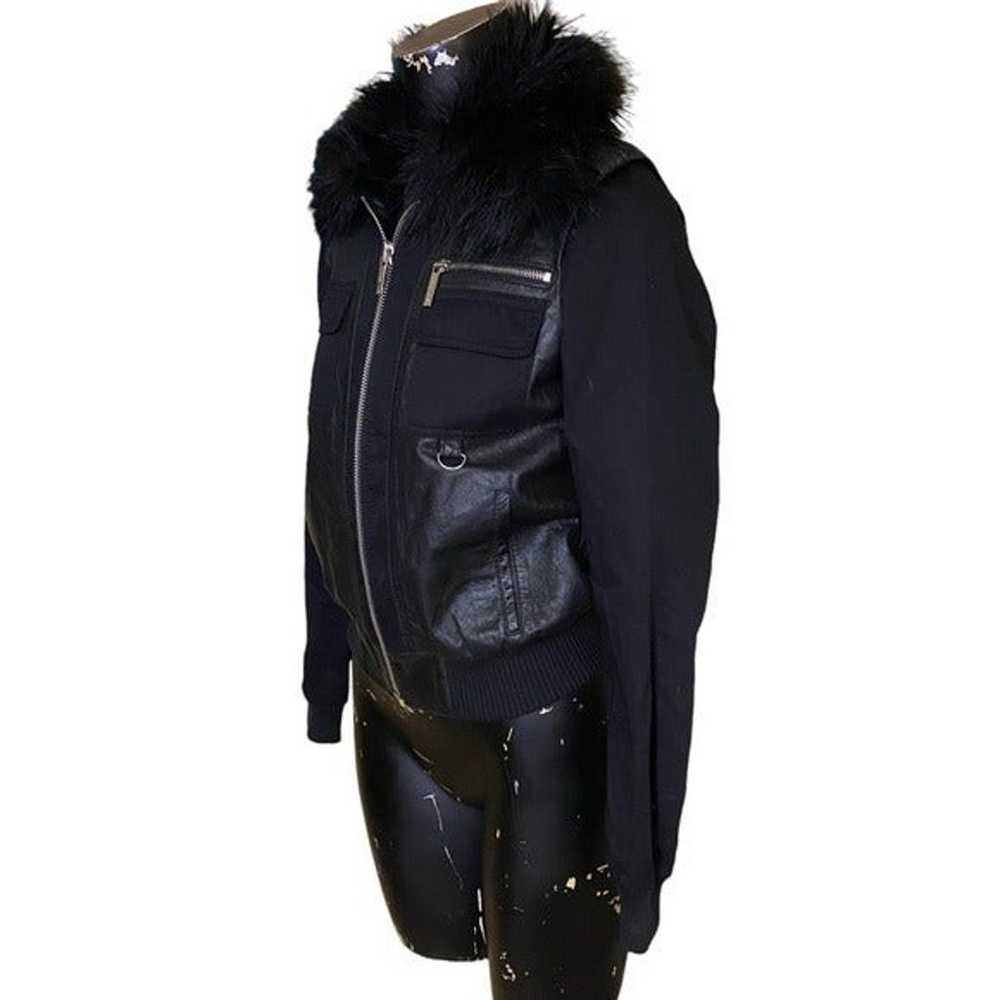 MICHAEL Michael Kors Black Leather and Fabric Mot… - image 3