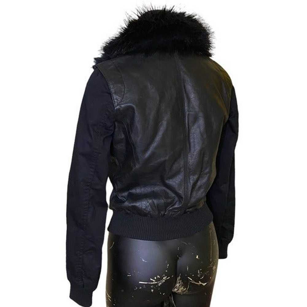 MICHAEL Michael Kors Black Leather and Fabric Mot… - image 4