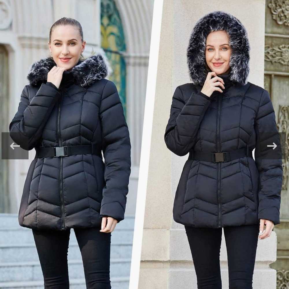 RIJING Women's Winter Coat Thicken Warm Puffer Ja… - image 1