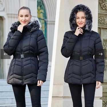 RIJING Women's Winter Coat Thicken Warm Puffer Ja… - image 1