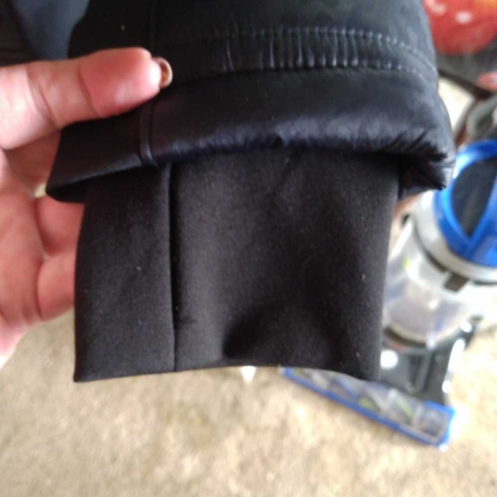 Michael Kors Black Animal Print Belted Puffer Coa… - image 6