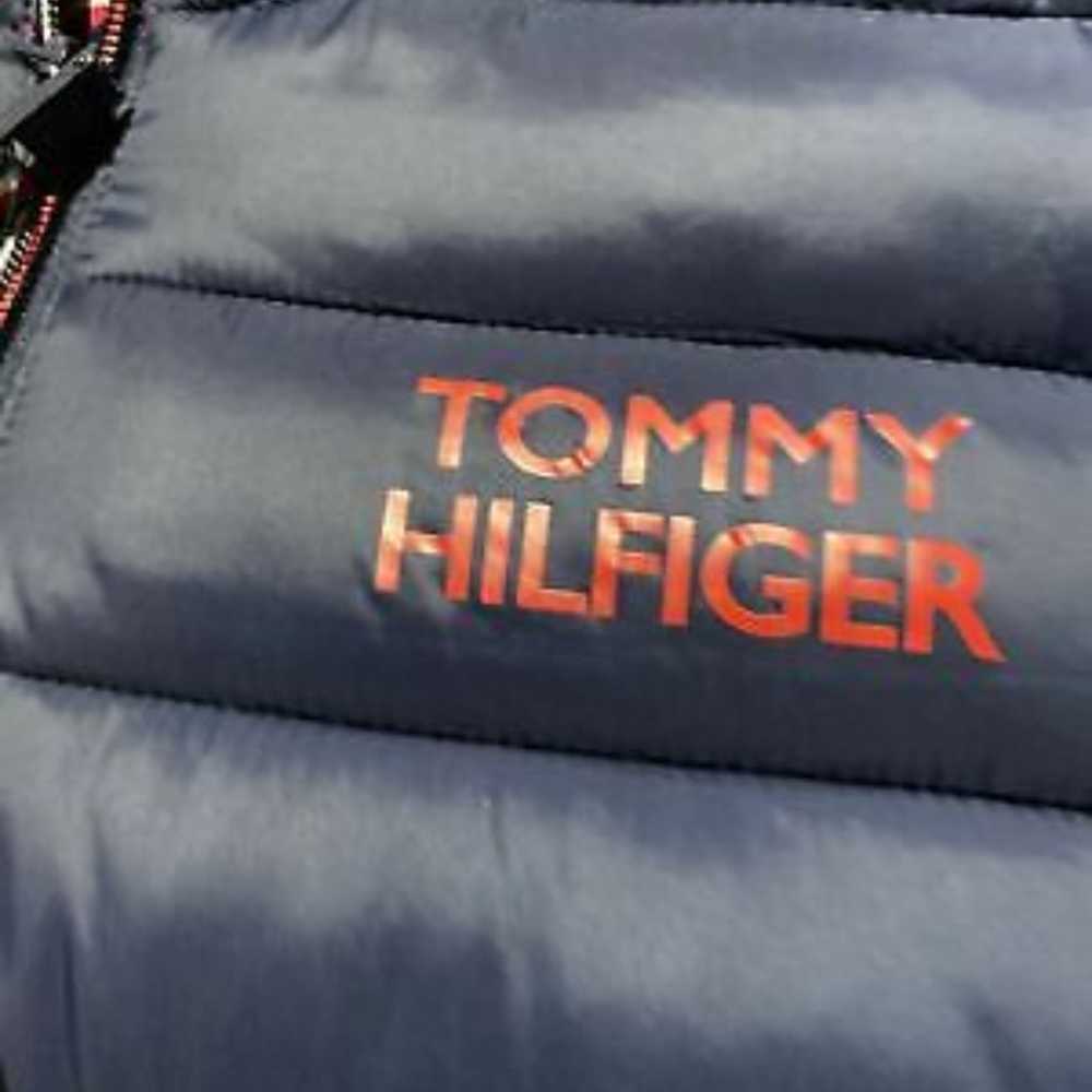Tommy Hilfiger Packable Jacket Navy Crimson/White… - image 6