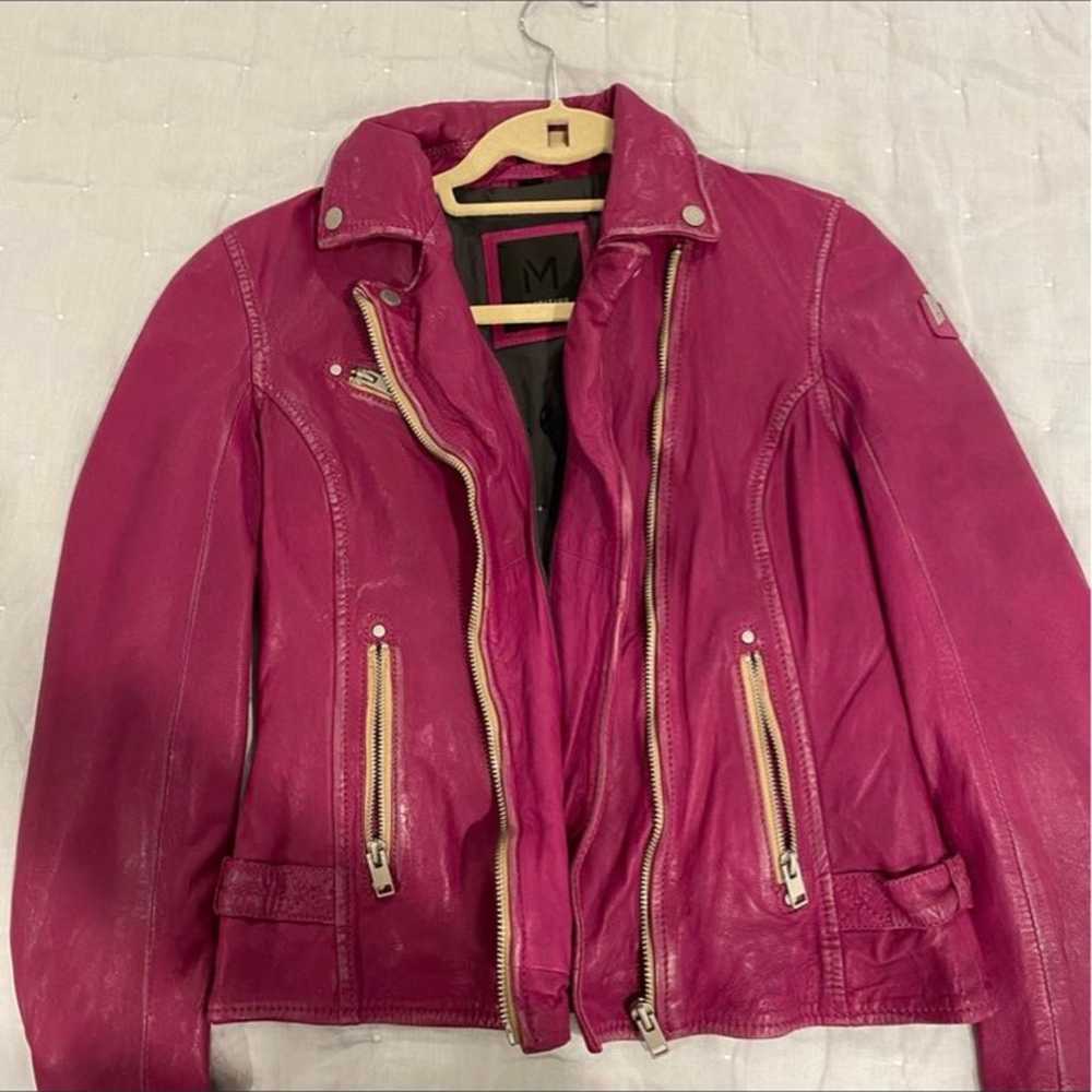 Pink Leather Jacket - image 1