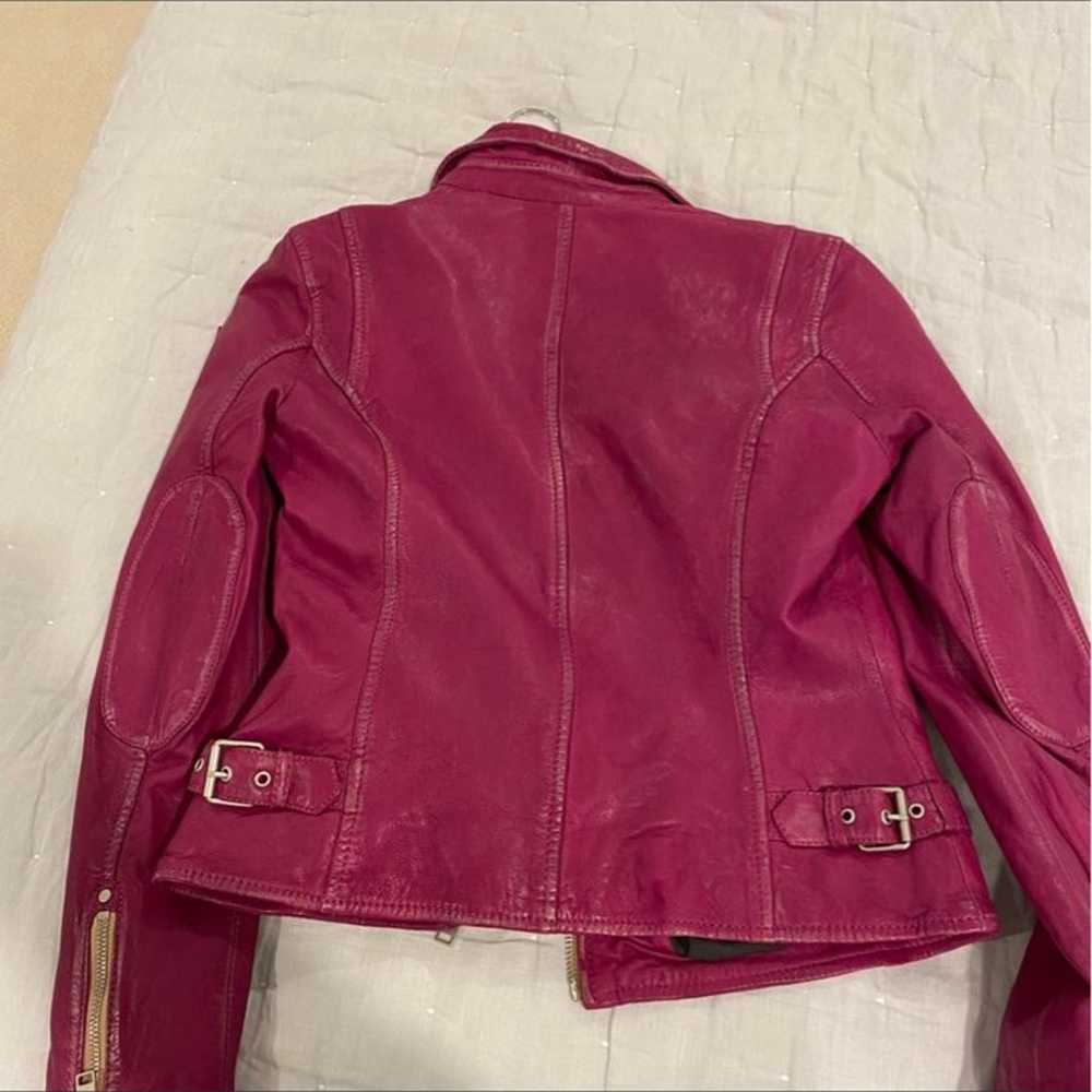 Pink Leather Jacket - image 3