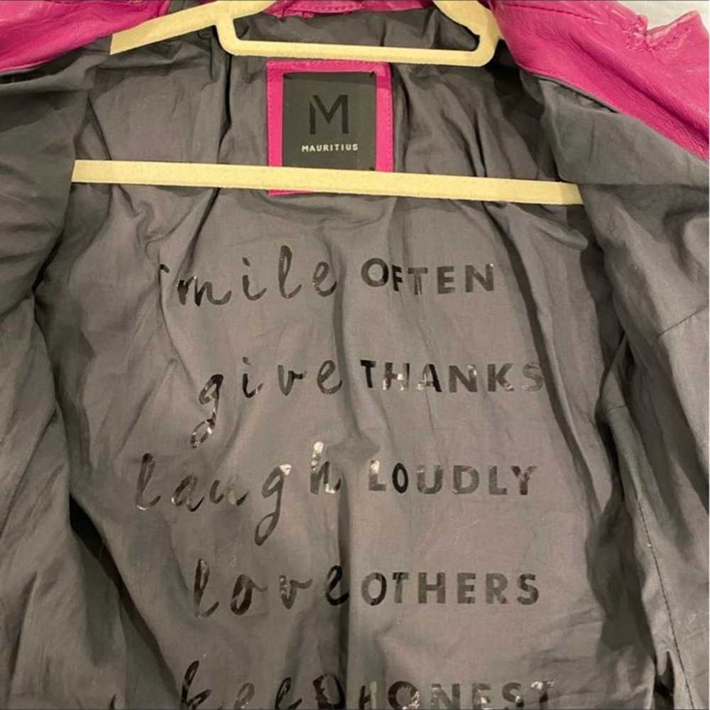 Pink Leather Jacket - image 4