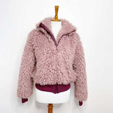 Happiness Mauve Pink Sherpa Jacket - image 1