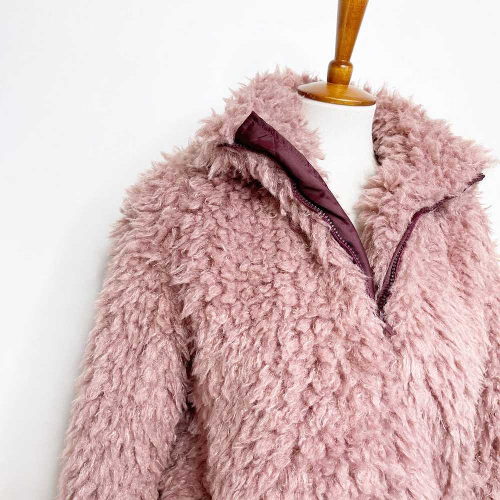 Happiness Mauve Pink Sherpa Jacket - image 2