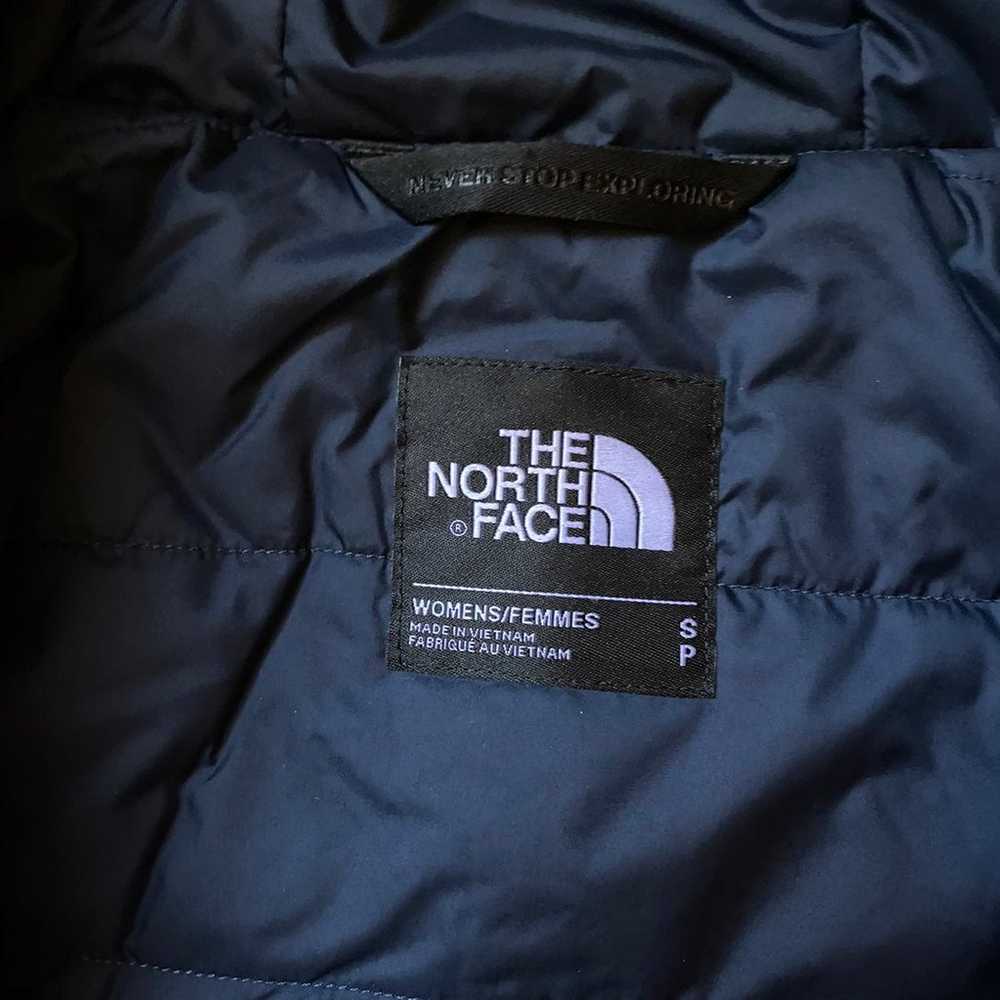 Navy Blue North Face Jacket Womens S - image 5